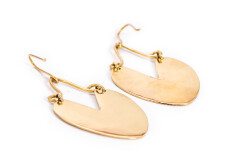 Brass Plate Earrings